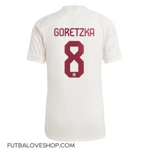 Dres Bayern Munich Leon Goretzka #8 Tretina 2023-24 Krátky Rukáv